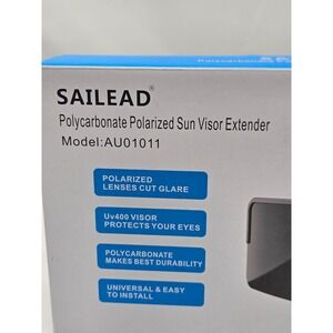 SAILEAD Polarized Sun Visor Sunshade Extender for Car with Polycarbonate Lens